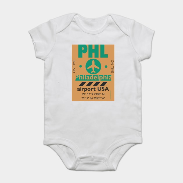 PHL airport Baby Bodysuit by Woohoo